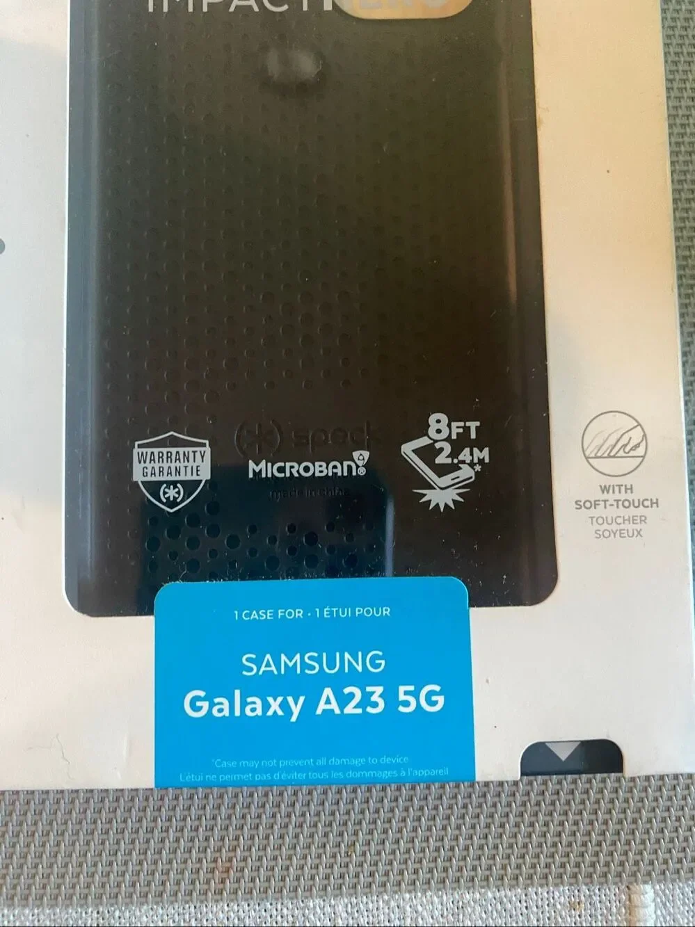 Speck ImpactHero Black Case - Samsung Galaxy A23 5G
